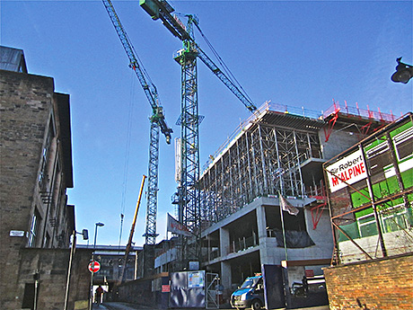 SIR Robert McAlpine is forging ahead with the building that sees an American architect face up to Charles Rennie Mackintosh.