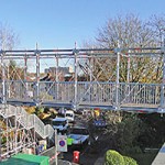 Up and over to beat the traffic – An Allround success for maintenance project THE Allround system from Layher Ltd was installed by Pro Access Scaffolding alongside the A406, the North Circular Road around London, and helped minimise road closures.
