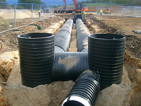 Quick and light drainage solution keeps work flowing