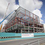 Eye-catching steelwork completed at £20 million Silverburn extension