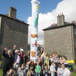 Community counts its blessings thanks to pole restoration