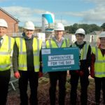 Building site visit highlights vital role of apprentices
