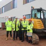 Minister reaffirms infrastructure commitment during visit to East Lothian Community Hospital Michael Matheson at the East Lothian Community Hospital project