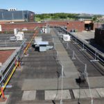 Guard of honour for Livingston shopping site the-centre-livingstone-roof