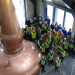 Local pupils see Ardross Distillery project progress