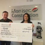 Contractor raises almost £15,000 for charities