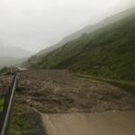 Clear up underway as large car-sized boulders land on A83