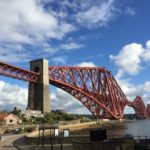 Grit blasting work underway on £7.5m Forth Bridge project