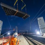 Firm worked ‘around the clock’ to install steel bridge at new Scottish Borders station