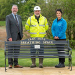 Housebuilder installs bench at Kirkintilloch site to boost mental health awareness