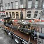 Historic clock returns to Edinburgh’s Leith Walk