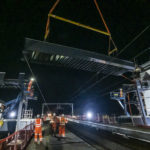 Bridge installed at new £15m train station in East Lothian