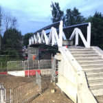 500-tonne crane used to install new bridge in Glasgow’s southside