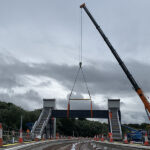 Next step on £116m Levenmouth rail project sees footbridge installed