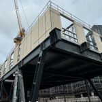 Steel framework complete at new Haymarket Yards student complex Haymarket Yards
