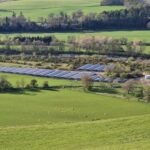 Scottish Water delivers new £2.3m solar power and battery energy storage scheme Howden PV scheme aerial