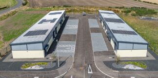 Business park aerial