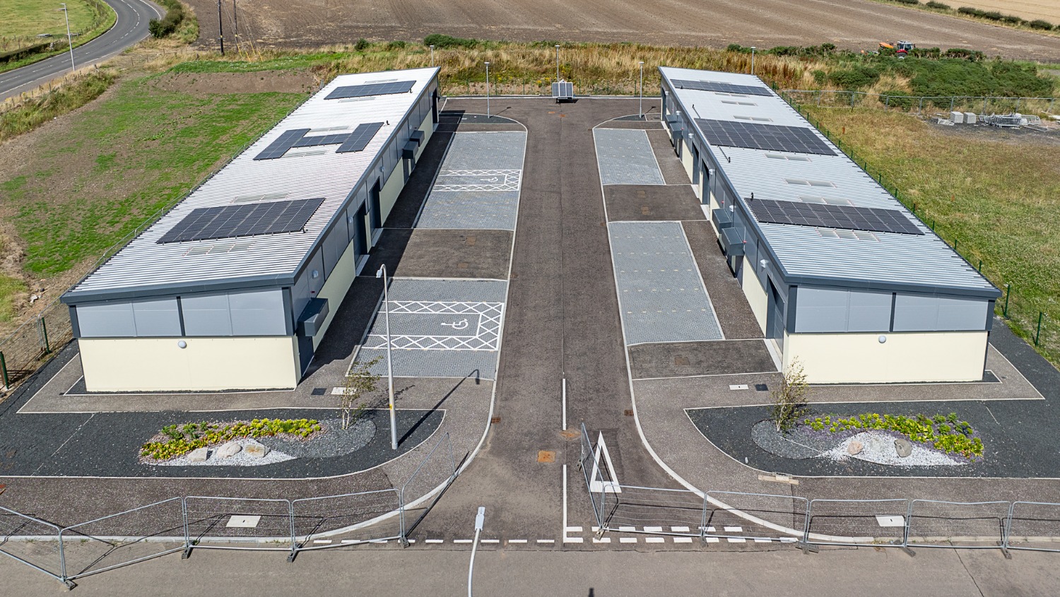 Business park aerial