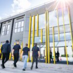 New £12m shipbuilding training academy opens in Glasgow Students walking into training facility