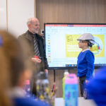 Housebuilder delivers site safety message to Chryston pupils Cala site safety talk