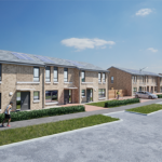 CGI of proposed Allander Street in Cowlairs homes