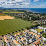Longniddry South project earns King’s Foundation recognition Aerial image of Longniddry South