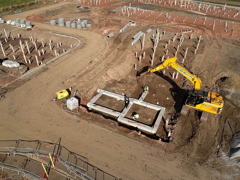 Akela ABeam precast foundation system