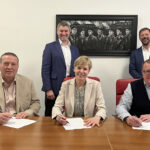 Arch Henderson acquired by international consulting engineering firm From left, sitting: George Bowie (Partner Arch Henderson), Marije Hulshof (CEO Royal HaskoningDHV), and Alan Kilbride (Principal Partner Arch Henderson). From left, standing: Jon Robinson (Global Director Water & Maritime, Royal HaskoningDHV) and Michiel de Jong (Business Unit Director Maritime & Renewables Europe, Royal HaskoningDHV).