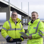 Ross McClory (left) from SSE Energy Solutions and Donald MacBrayne from Scottish Water Horizons. Image credit: Iain Ferguson