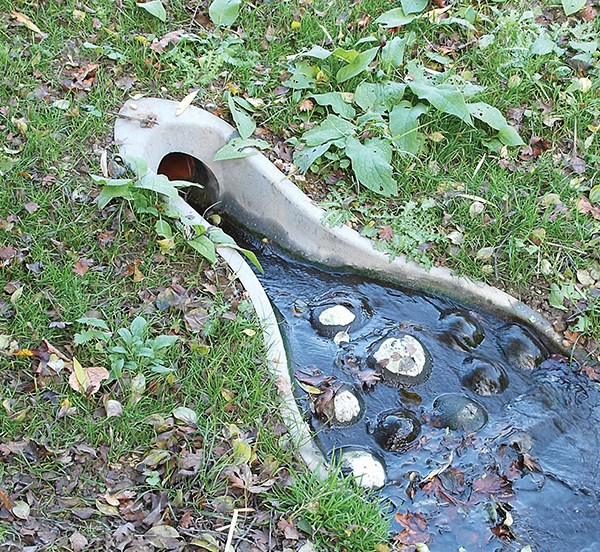 Sustainable drainage systems swale