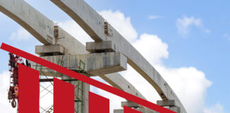 Barbour ABI, Infrastructure applications fall