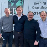 L-R: Brian Ticcioni, EBS; Kerr McEwan, M Squared; Dr Alex Reid and Graeme Cook, both Apsis Business Components