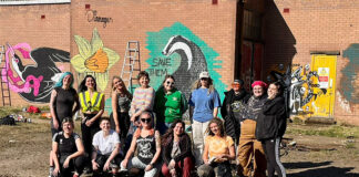 Street artists at Westway