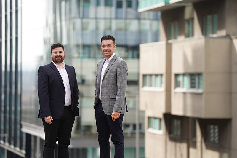 James Devine (left) and Alistair Nicol of Graham + Sibbald