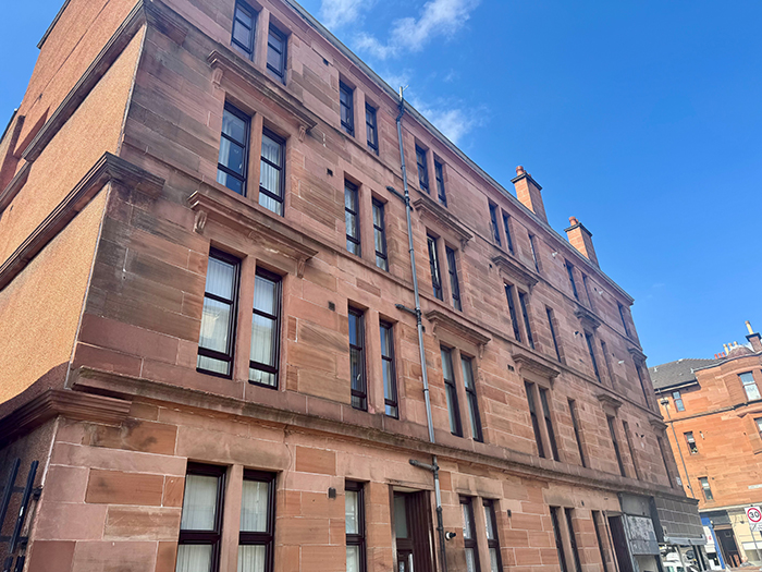 Windows in Partick flats