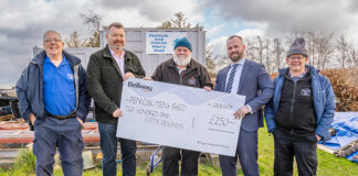 Bellway Homes donates to Penicuik and District’s Men's Shed