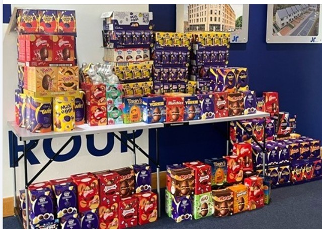 JR Group Easter egg donation