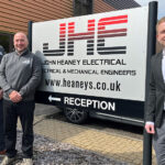 Livingston electrical and mechanical business makes double board appointment L-R: Derek Menzies, John Cowan and JHE MD Mark Heaney