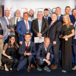 NFRC Scottish Roofing award winners on stage