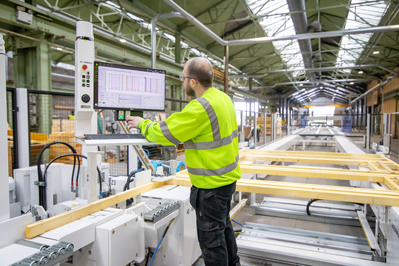 Timber frame factory