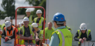 Construction worker on site
