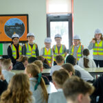 Housebuilder gives Hamilton pupils a lesson on site safety Discussion on site safety