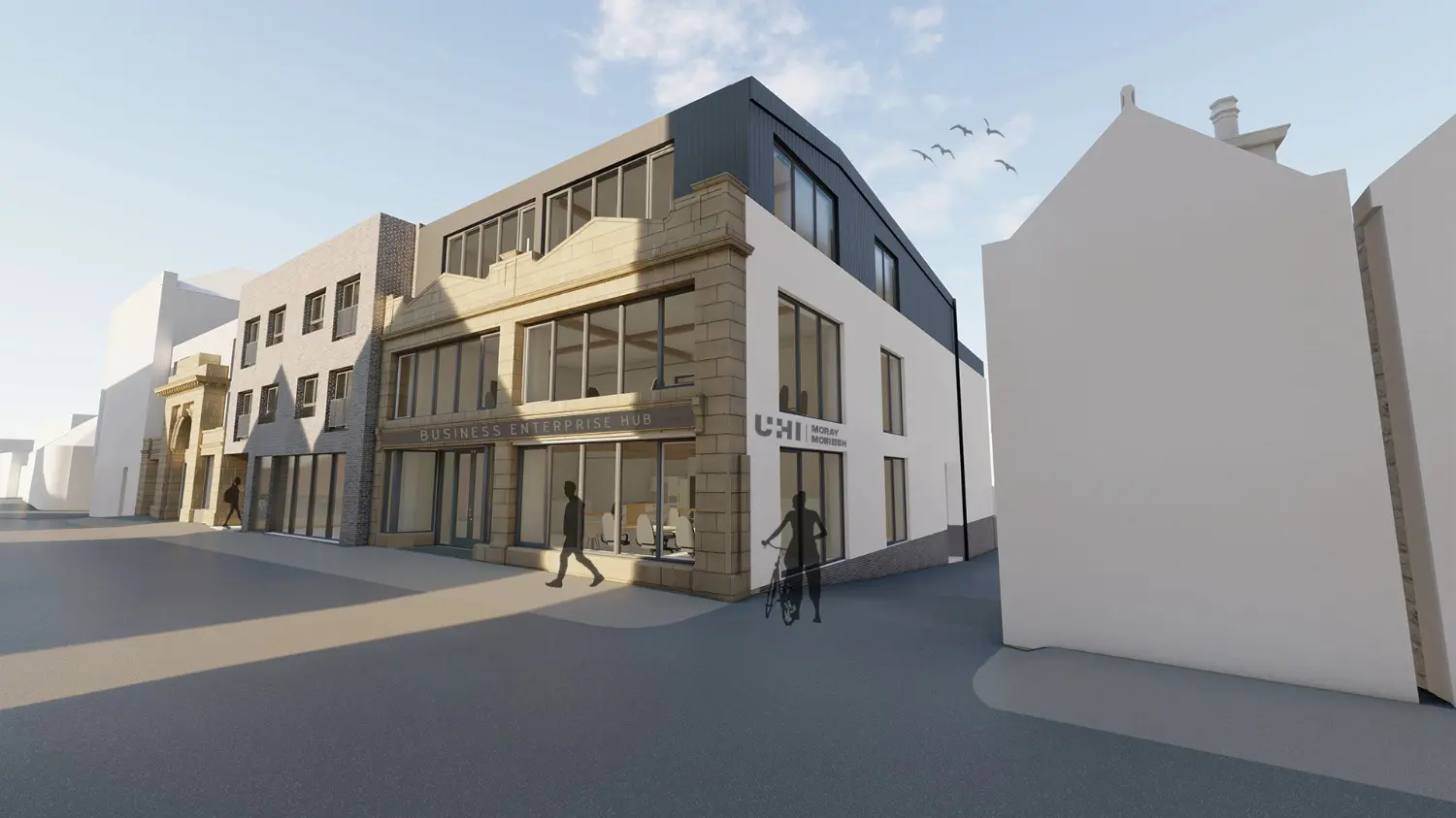 Artist's impression of the business hub