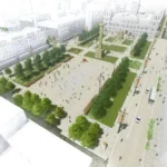Contract awarded for transformation of Glasgow’s George Square CGI of revamped George Square