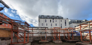 Site of new student accommodation in Edinburgh