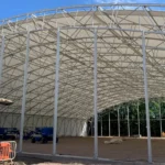 Frame of tennis cente