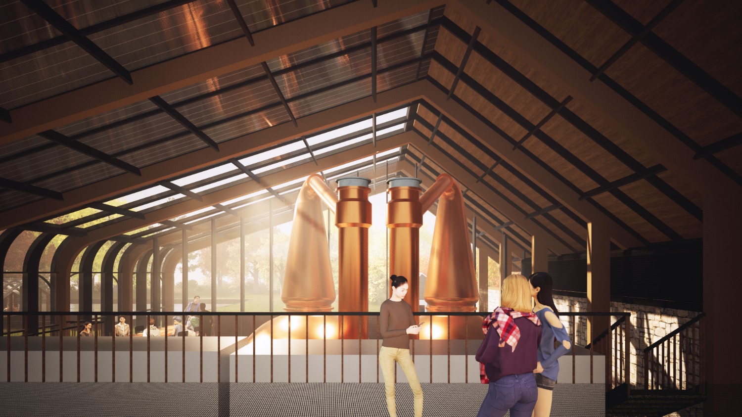 Distillery interior