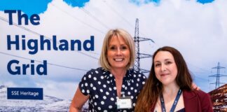 SSE Head of Heritage Gillian O'Reilly and SSE Heritage Development Officer Holly Cammidge