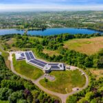 Aerial shot of Scottish Water site