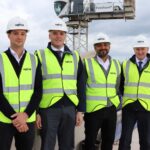 Topping out ceremony marks Leith student complex milestone Construction workers at PBSA topping out ceremony